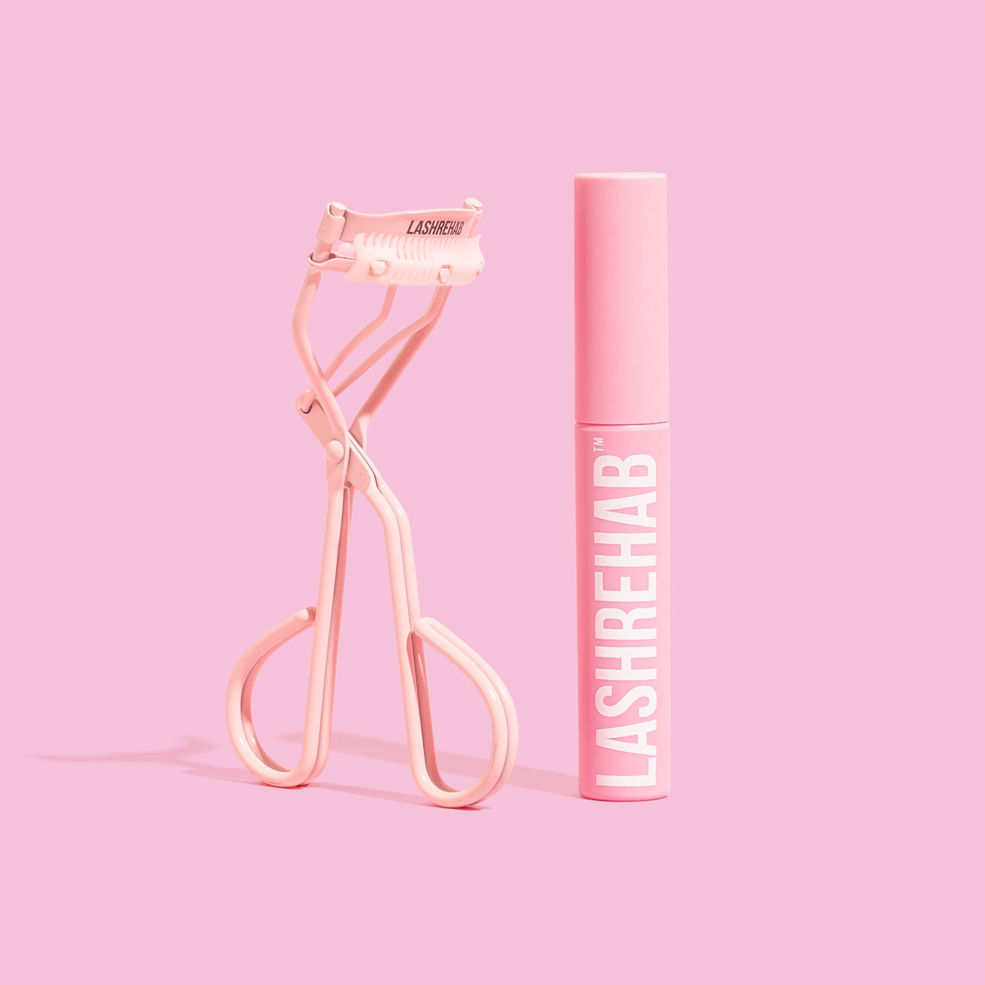 Lash Rehab eyelash curler and lash serum. The must-have Australian beauty duo for longer, healthier lashes without extensions
