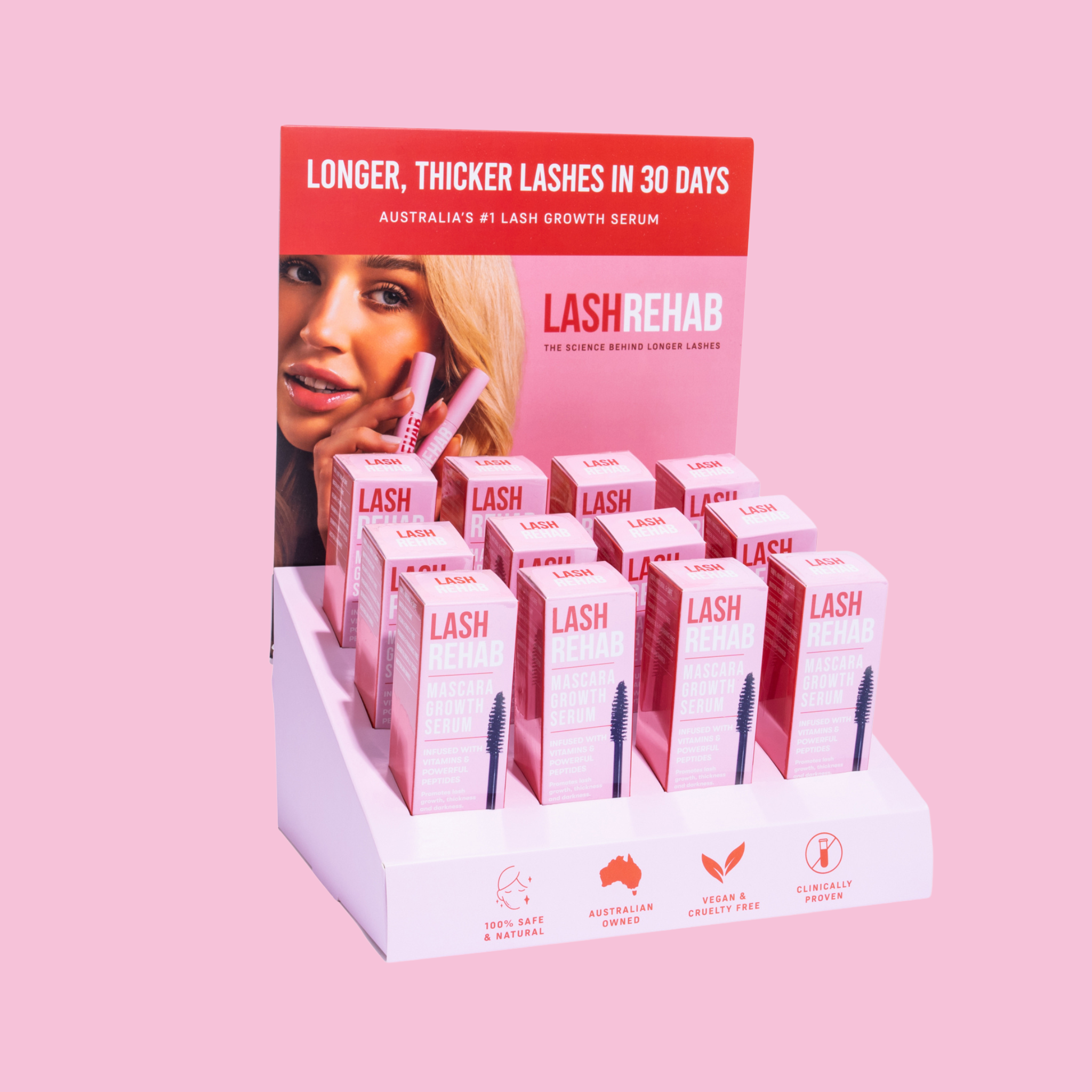 WHOLESALE PACK Mascara Growth Serum Peptide Infused