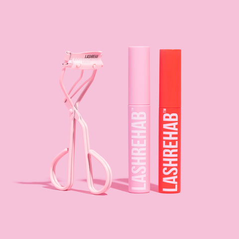 Eyelash Growth Serum + Brow Growth Serum + Eyelash Curler